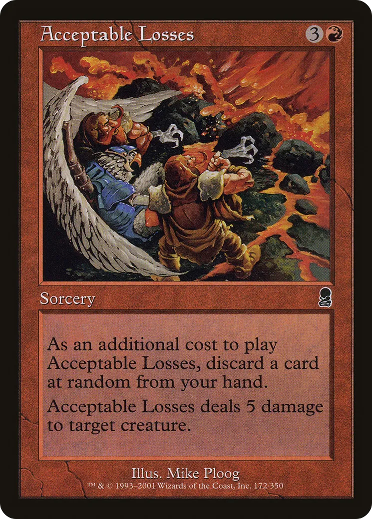 Acceptable Losses — Odyssey — Magic: The Gathering