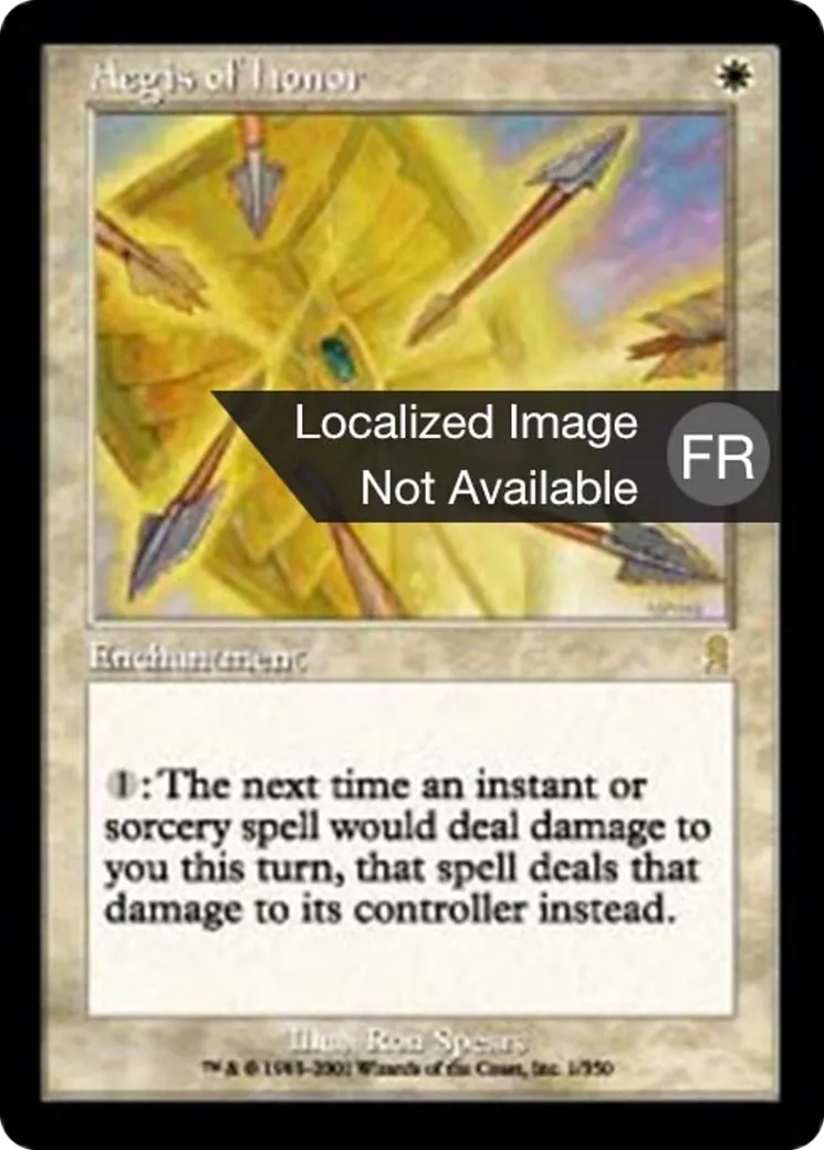 Égide de l'honneur — Odyssey — Magic: The Gathering