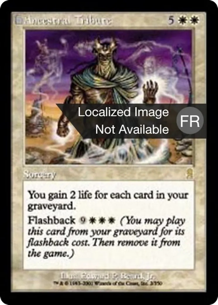 Hommage ancestral — Odyssey — Magic: The Gathering