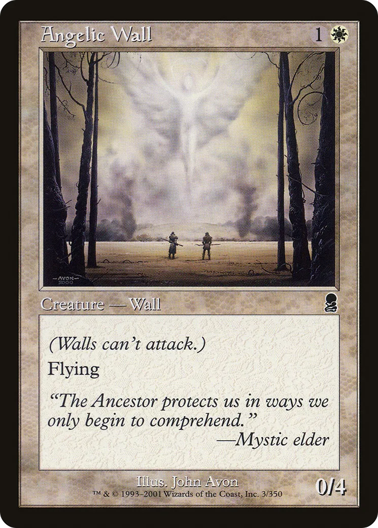 Angelic Wall — Odyssey — Magic: The Gathering
