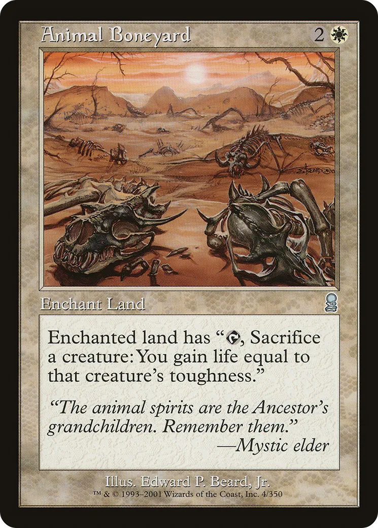 Animal Boneyard — Odyssey — Magic: The Gathering