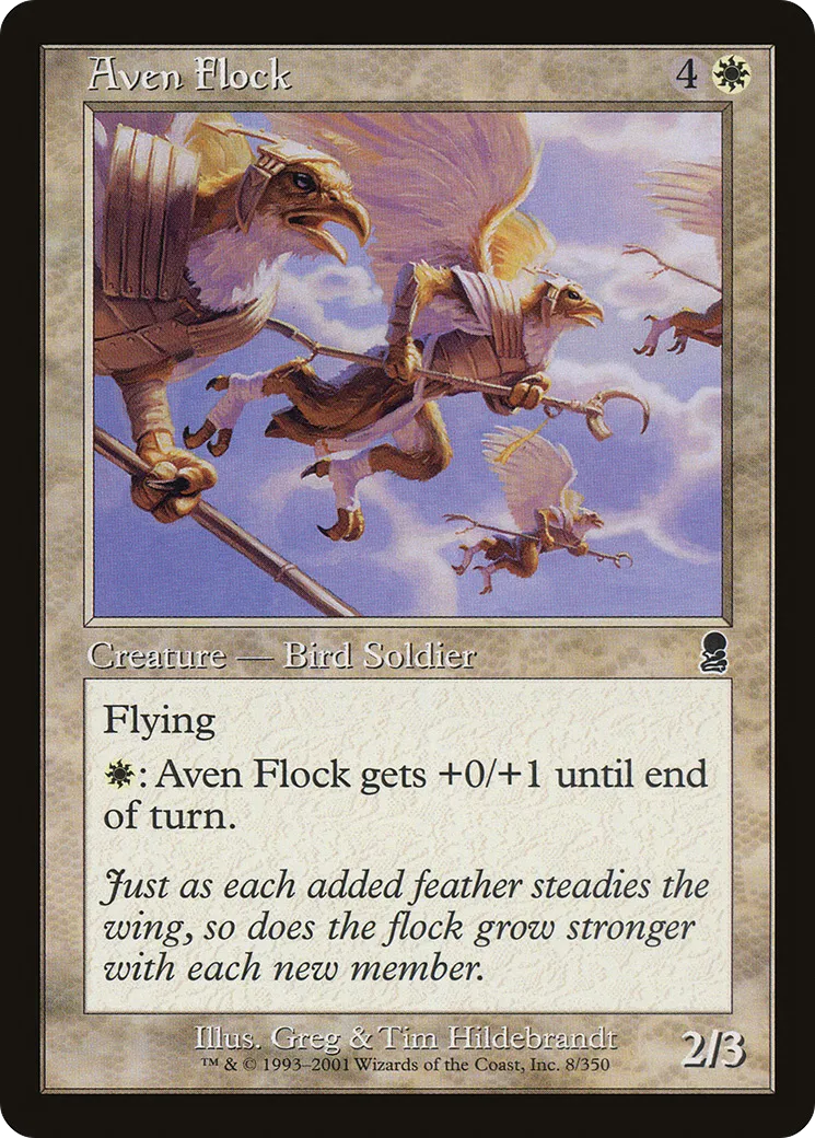 Aven Flock — Odyssey — Magic: The Gathering