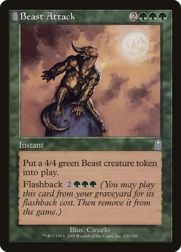 Attaque de la bête — Odyssey — Magic: The Gathering