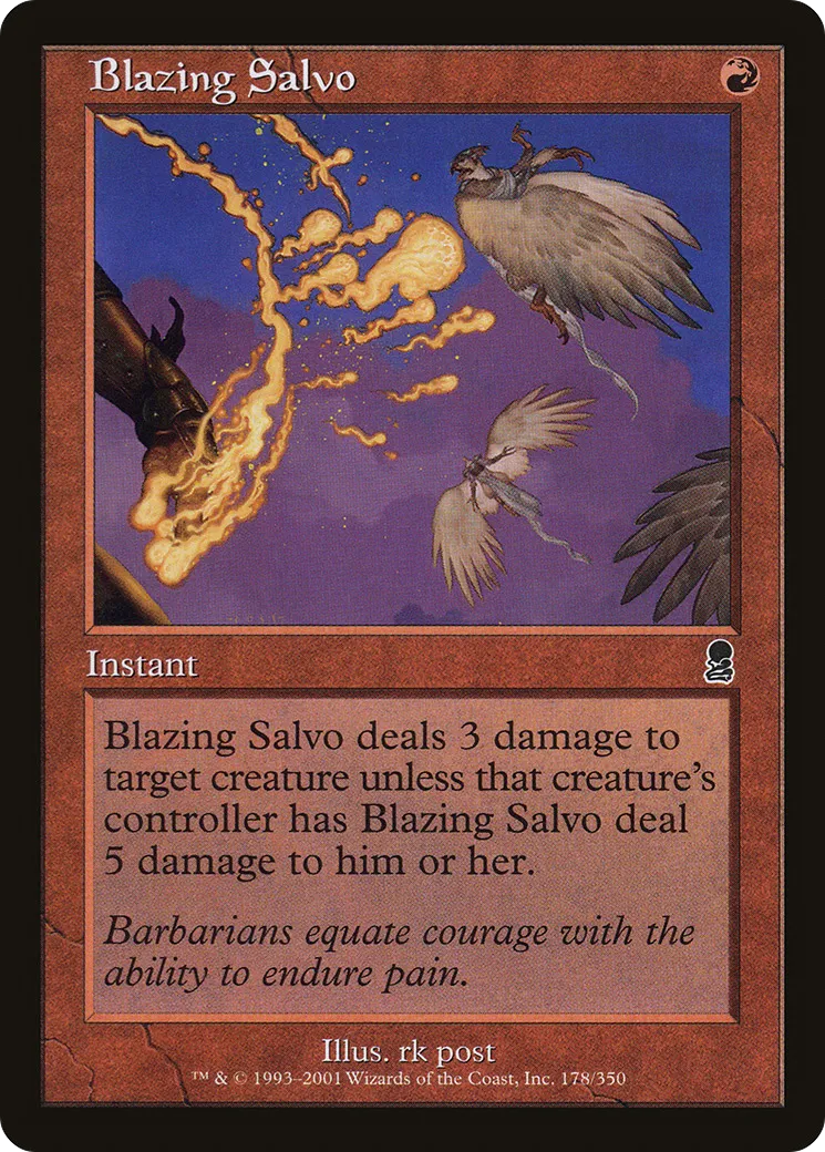Blazing Salvo — Odyssey — Magic: The Gathering