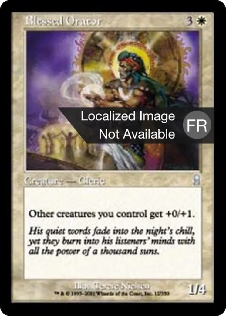 Orateur béni — Odyssey — Magic: The Gathering