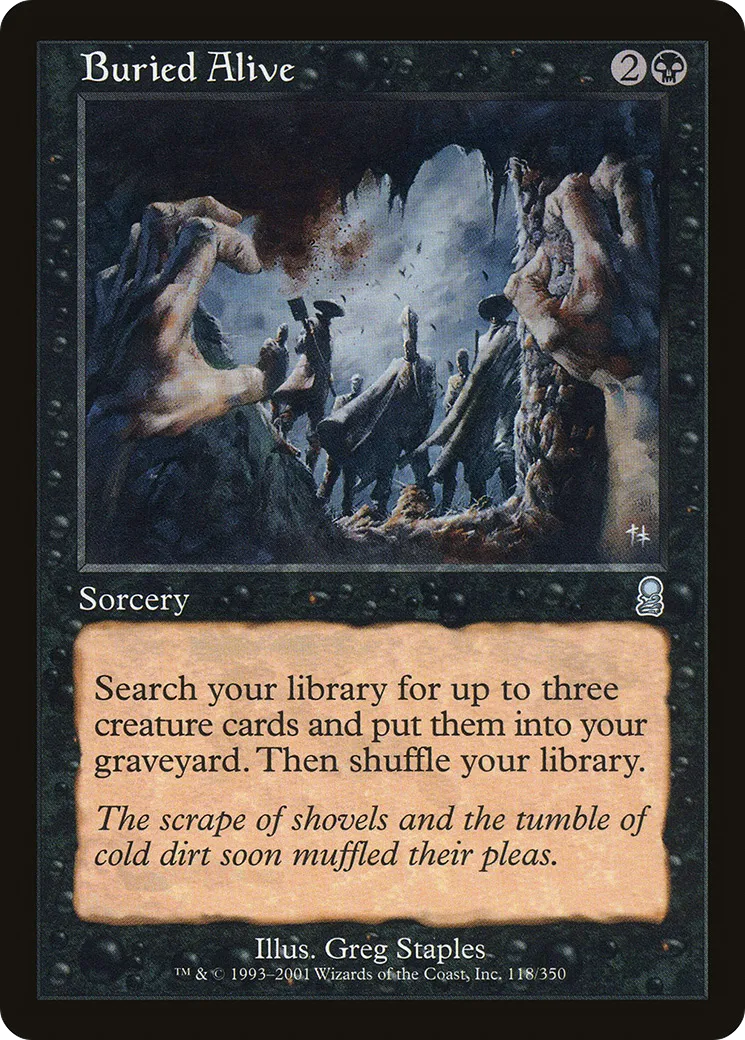 Buried Alive — Odyssey — Magic: The Gathering