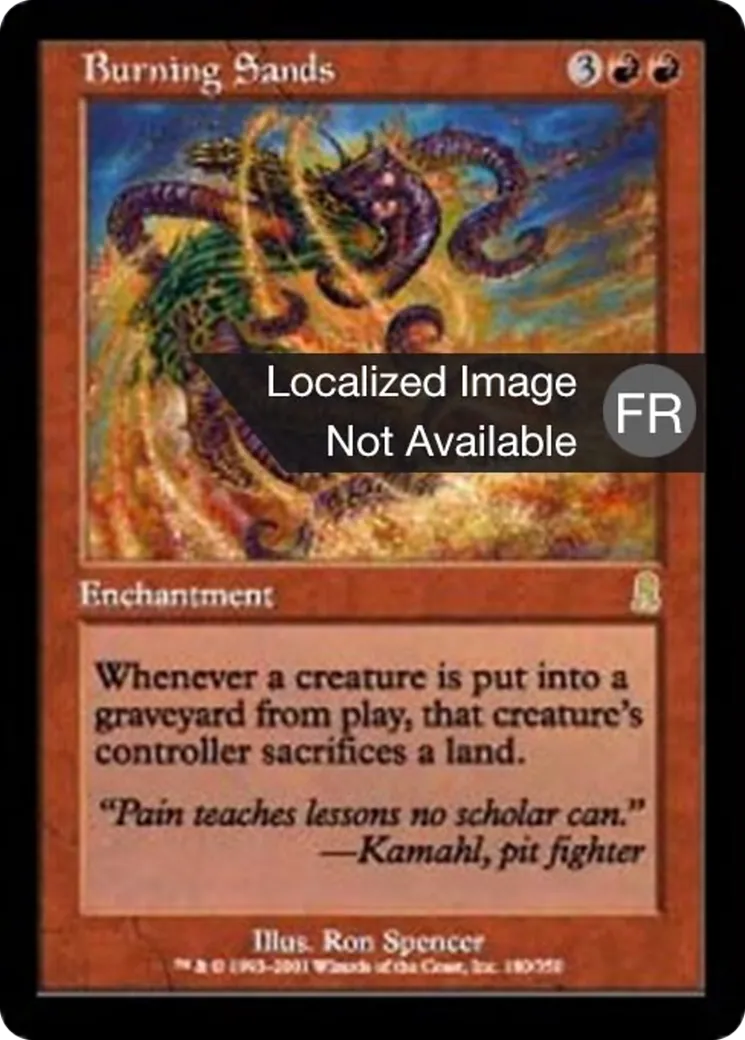 Sables brûlants — Odyssey — Magic: The Gathering
