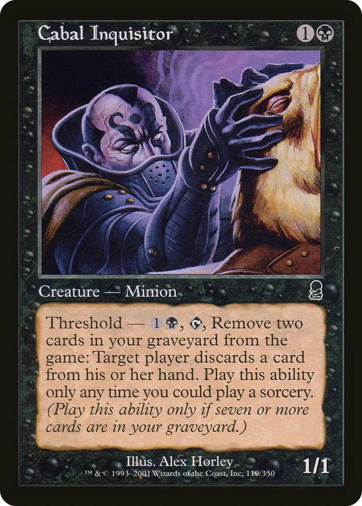 Cabal Inquisitor — Odyssey — Magic: The Gathering
