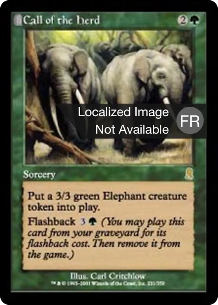 Appel du troupeau — Odyssey — Magic: The Gathering