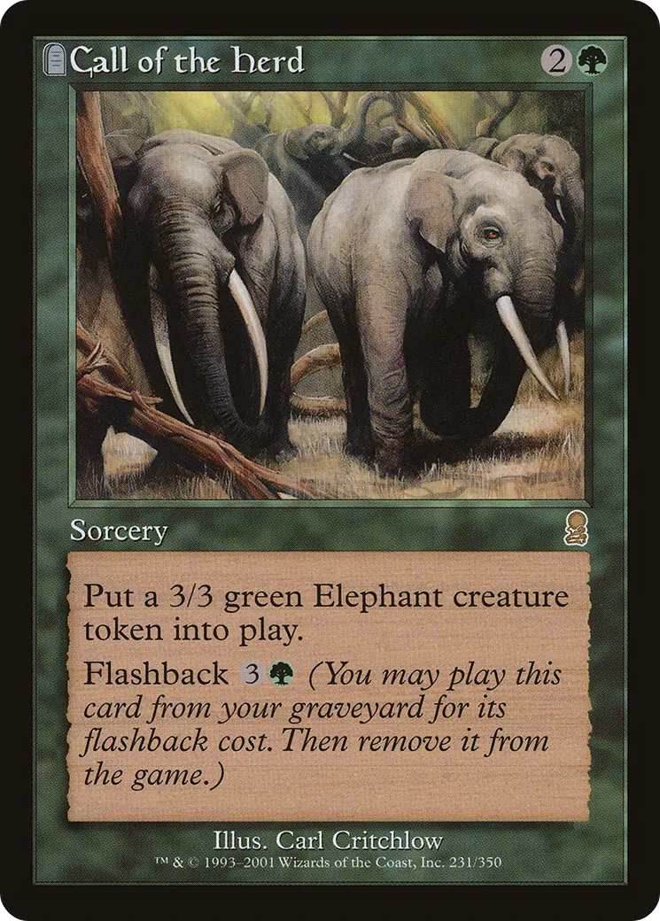 Call of the Herd — Odyssey — Magic: The Gathering