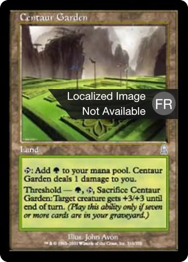 Jardin des centaures — Odyssey — Magic: The Gathering