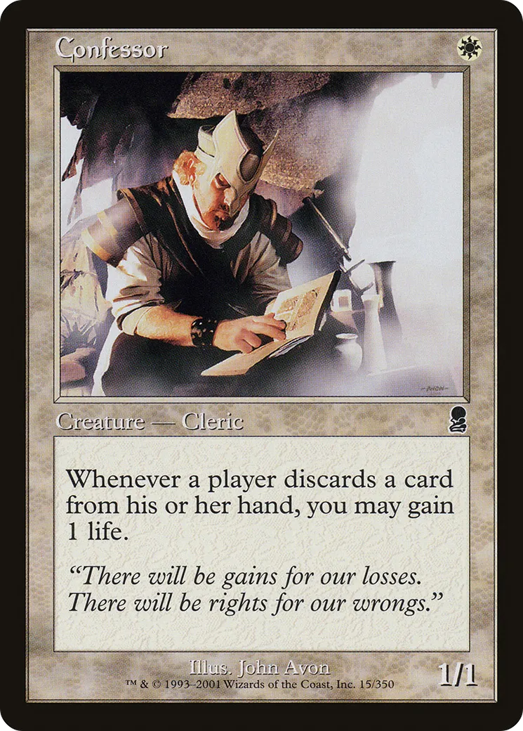 Confessor — Odyssey — Magic: The Gathering