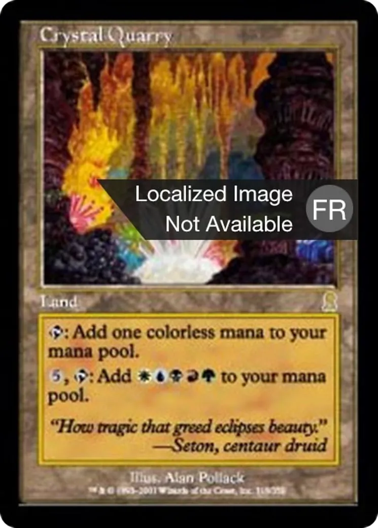 Carrière de cristal — Odyssey — Magic: The Gathering