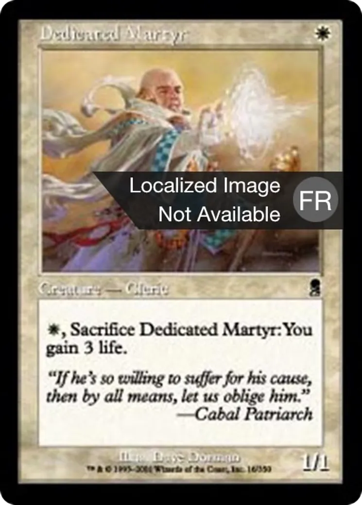 Martyr convaincu from Odyssey - Magic: The Gathering