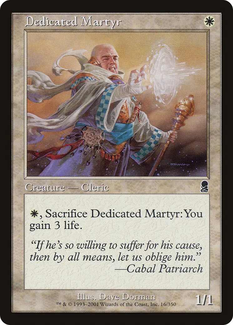 Dedicated Martyr — Odyssey — Magic: The Gathering