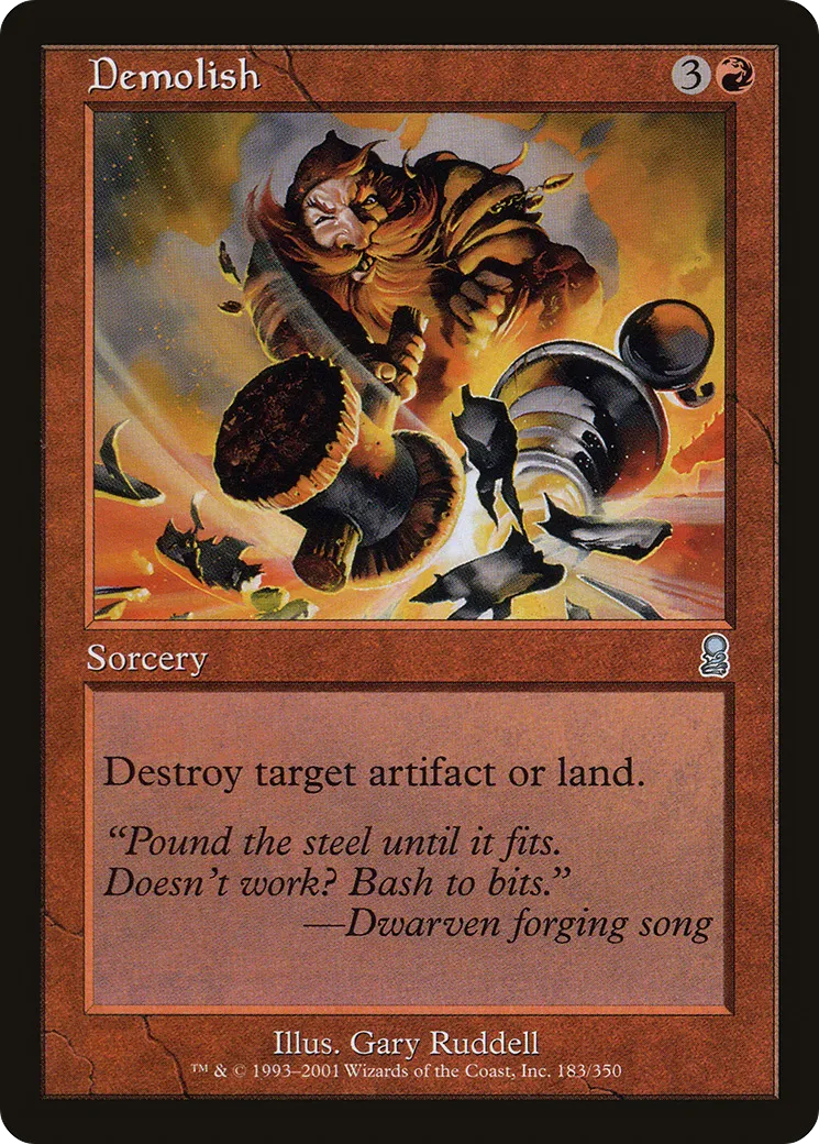 Demolish — Odyssey — Magic: The Gathering
