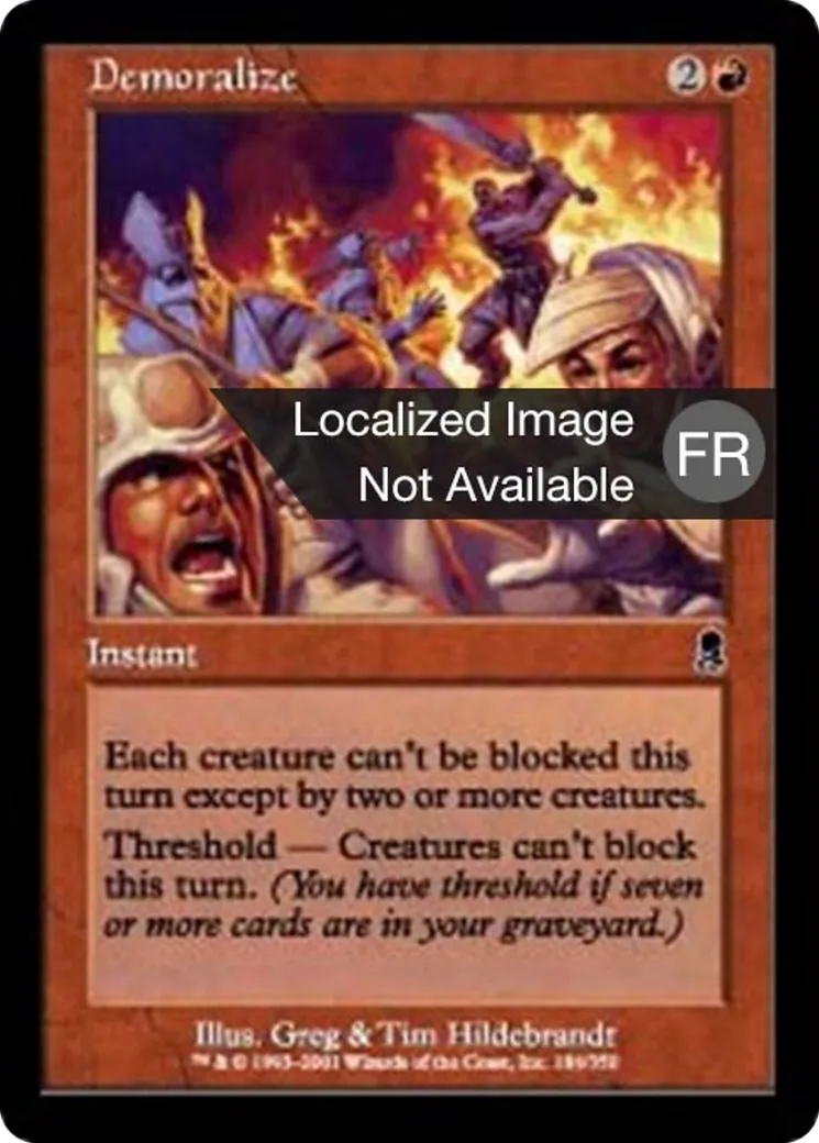 Démoralisation — Odyssey — Magic: The Gathering