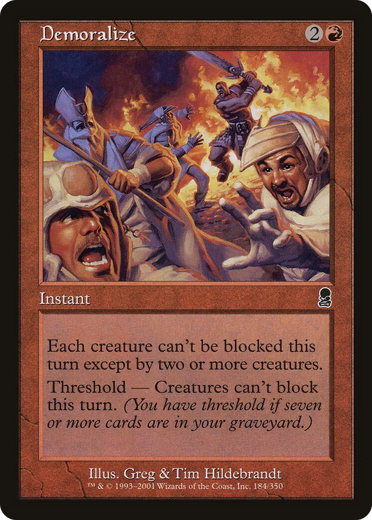 Demoralize — Odyssey — Magic: The Gathering