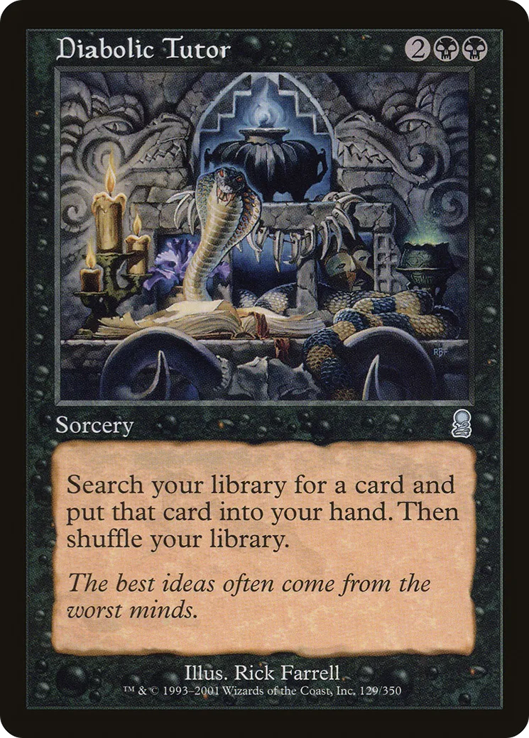 Précepteur démoniaque — Odyssey — Magic: The Gathering