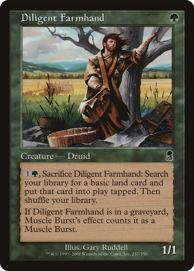 Diligent Farmhand — Odyssey — Magic: The Gathering