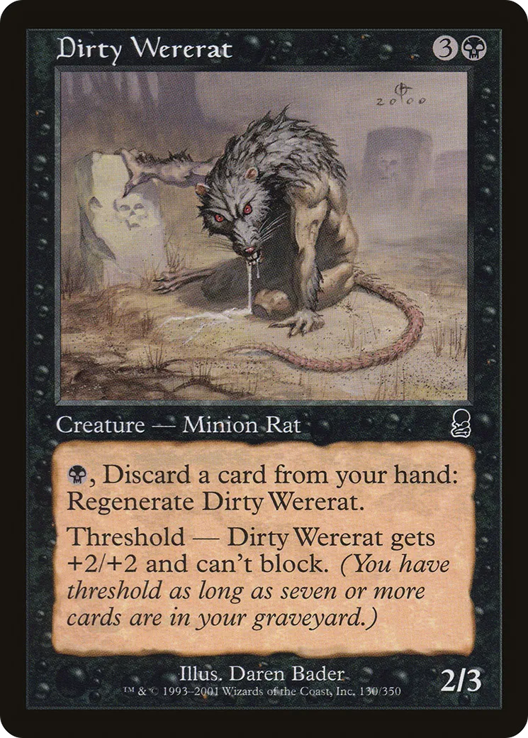 Dirty Wererat — Odyssey — Magic: The Gathering