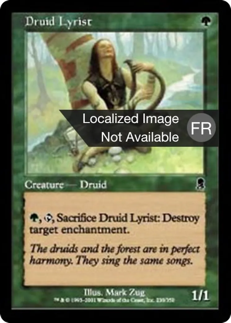 Lyriste druide — Odyssey — Magic: The Gathering
