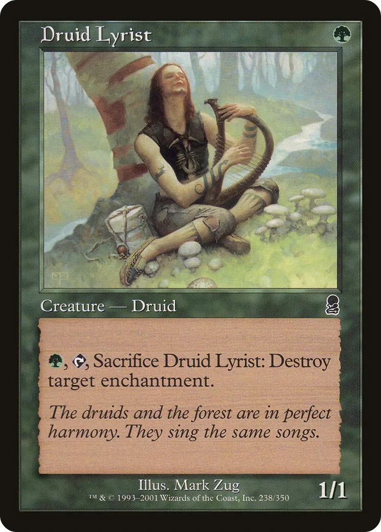 Lyriste druide — Odyssey — Magic: The Gathering