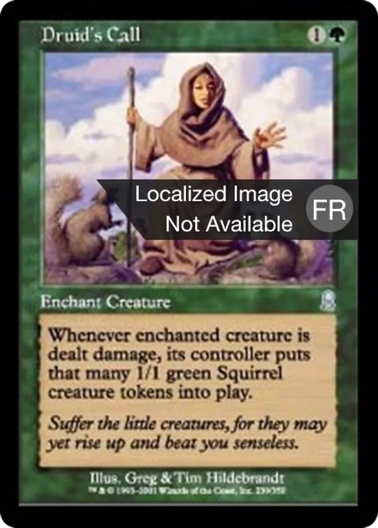 Appel de la druidesse from Odyssey - Magic: The Gathering