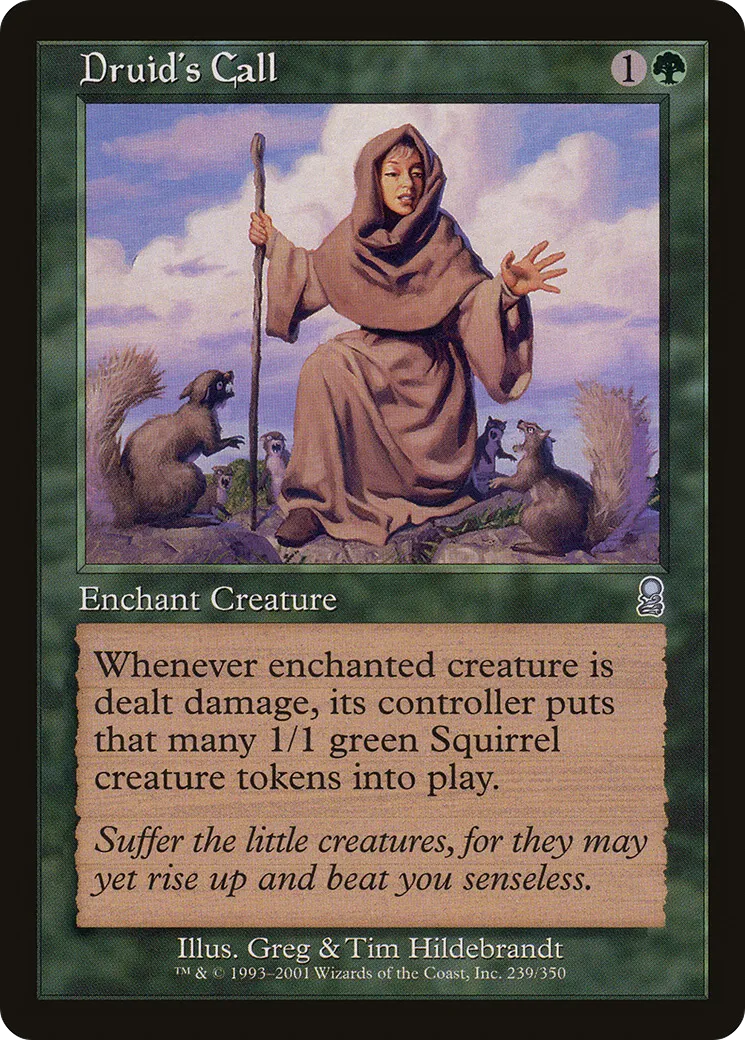 Druid's Call — Odyssey — Magic: The Gathering