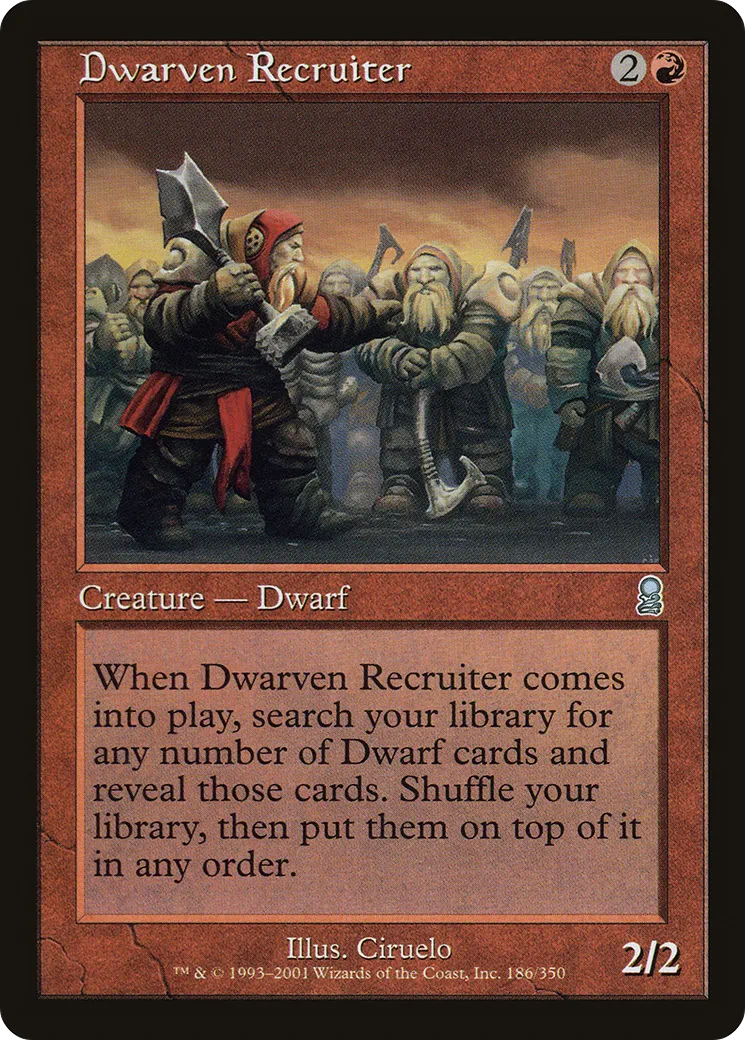 Dwarven Recruiter — Odyssey — Magic: The Gathering