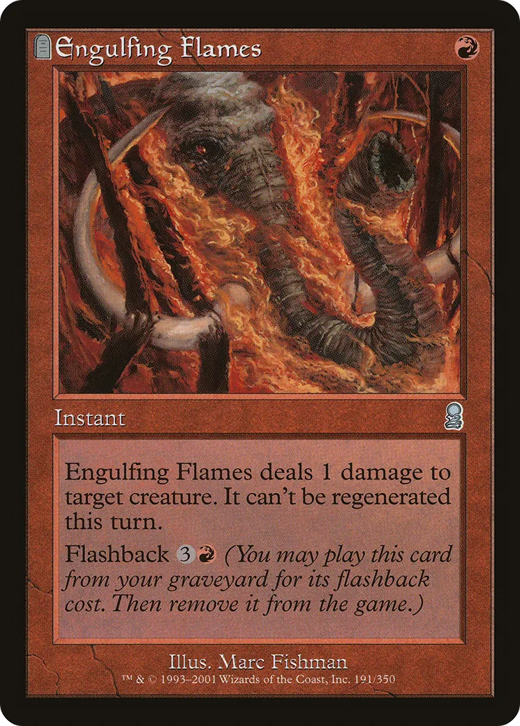 Engulfing Flames — Odyssey — Magic: The Gathering