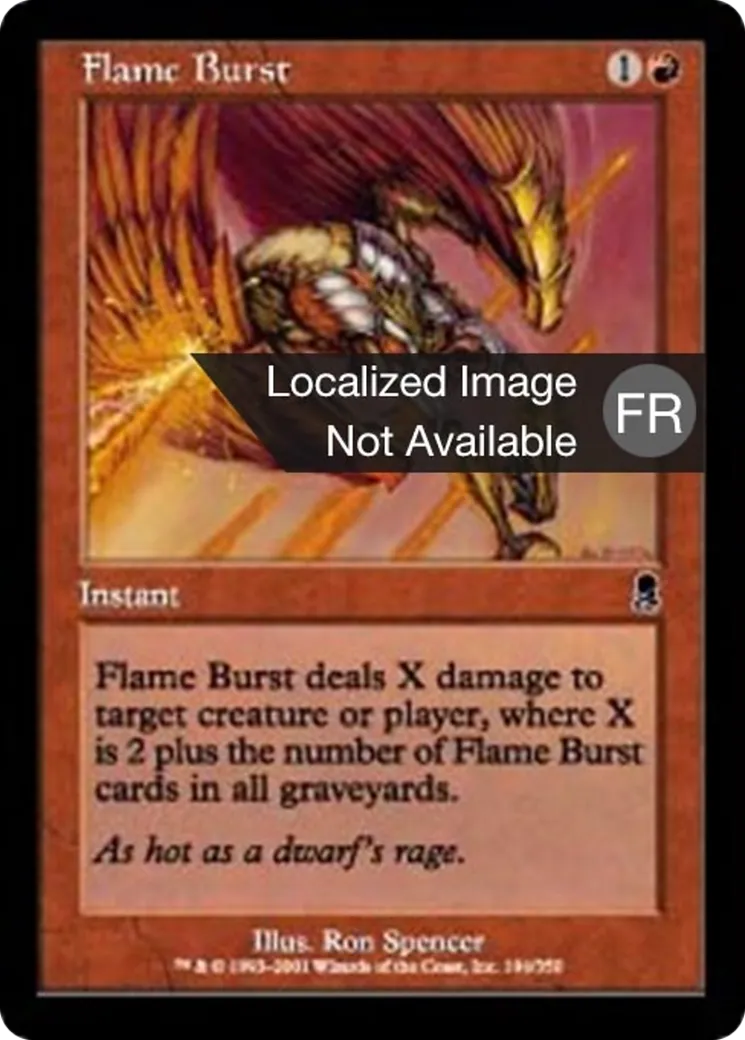 Explosion flambante — Odyssey — Magic: The Gathering