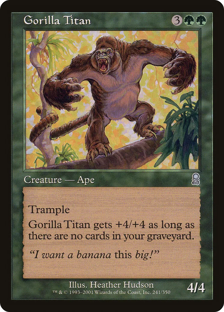 Gorille titanesque — Odyssey — Magic: The Gathering