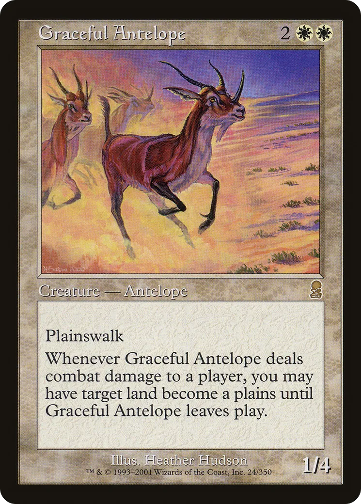 Graceful Antelope from Odyssey - Magic: The Gathering