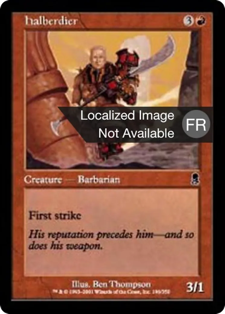 Hallebardier — Odyssey — Magic: The Gathering
