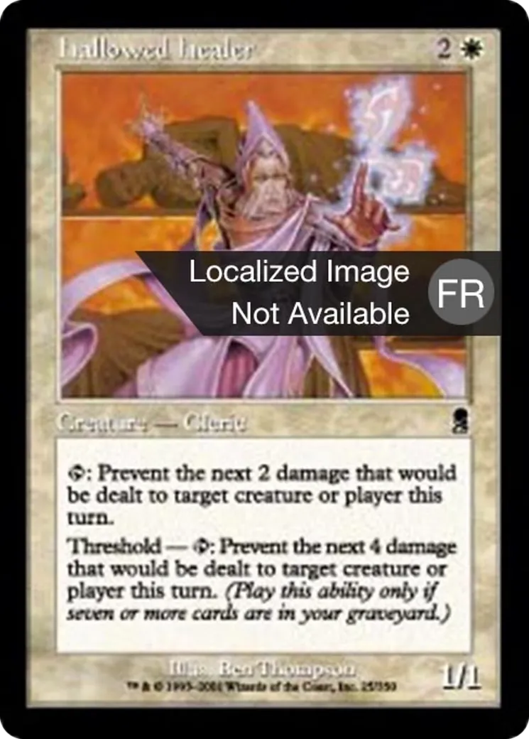 Guérisseuse sacrée — Odyssey — Magic: The Gathering