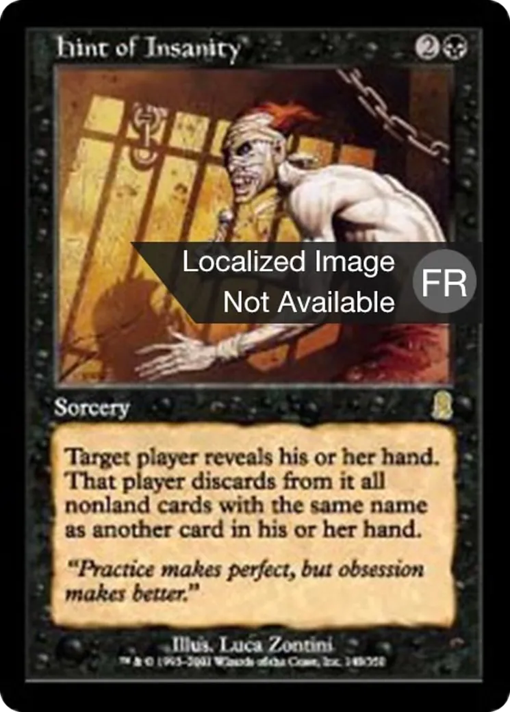 Soupçon de démence — Odyssey — Magic: The Gathering