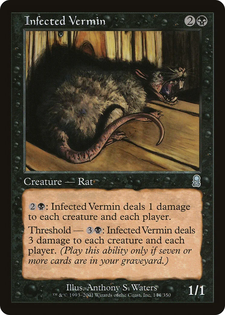 Infected Vermin — Odyssey — Magic: The Gathering