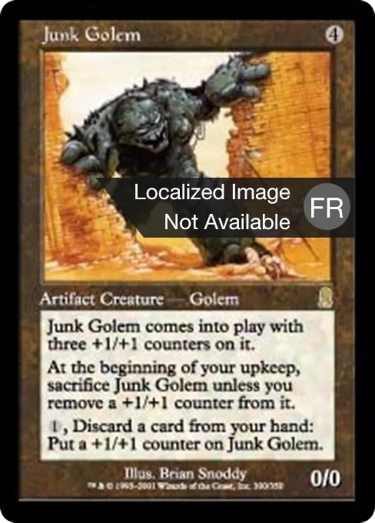 Golem de ferrailles — Odyssey — Magic: The Gathering