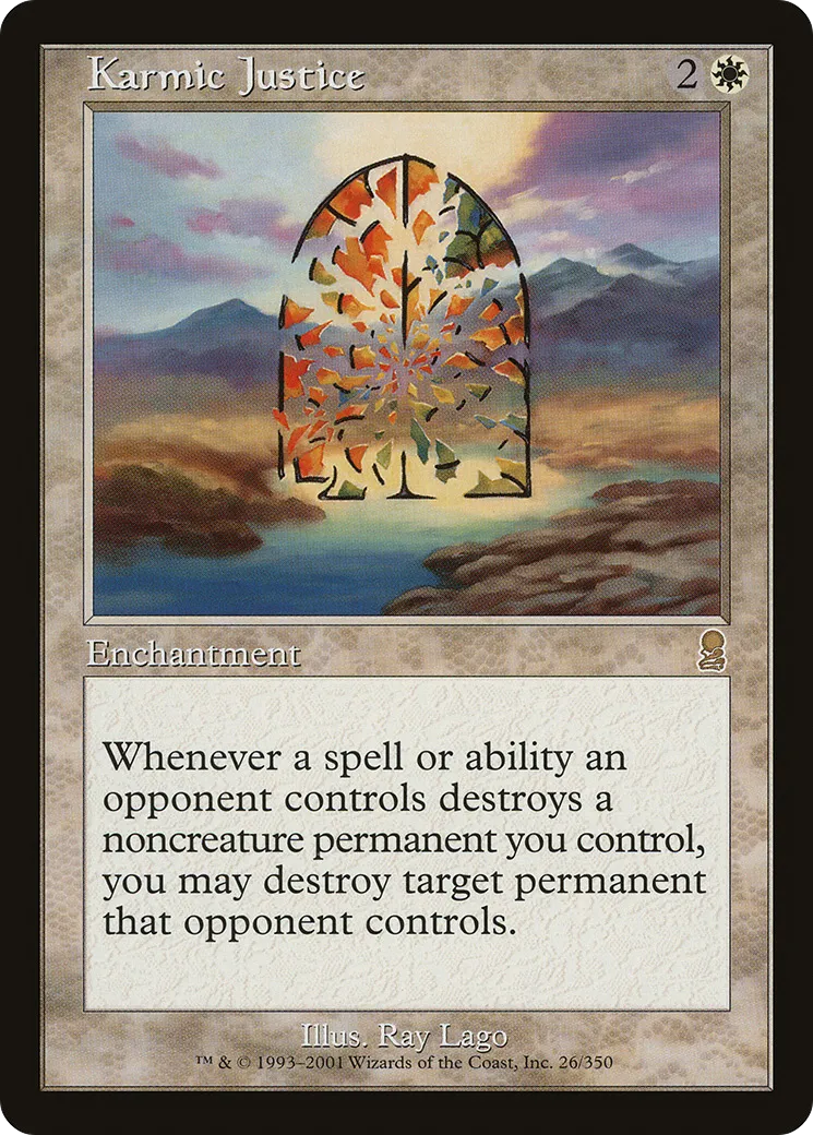 Karmic Justice — Odyssey — Magic: The Gathering