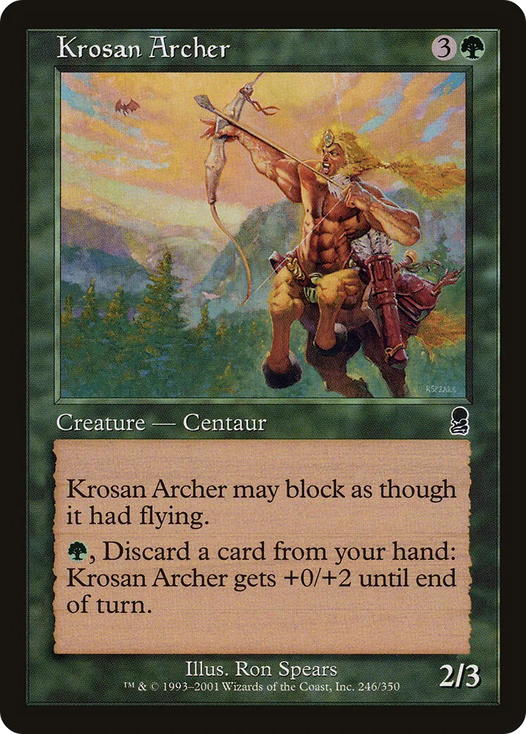 Krosan Archer — Odyssey — Magic: The Gathering