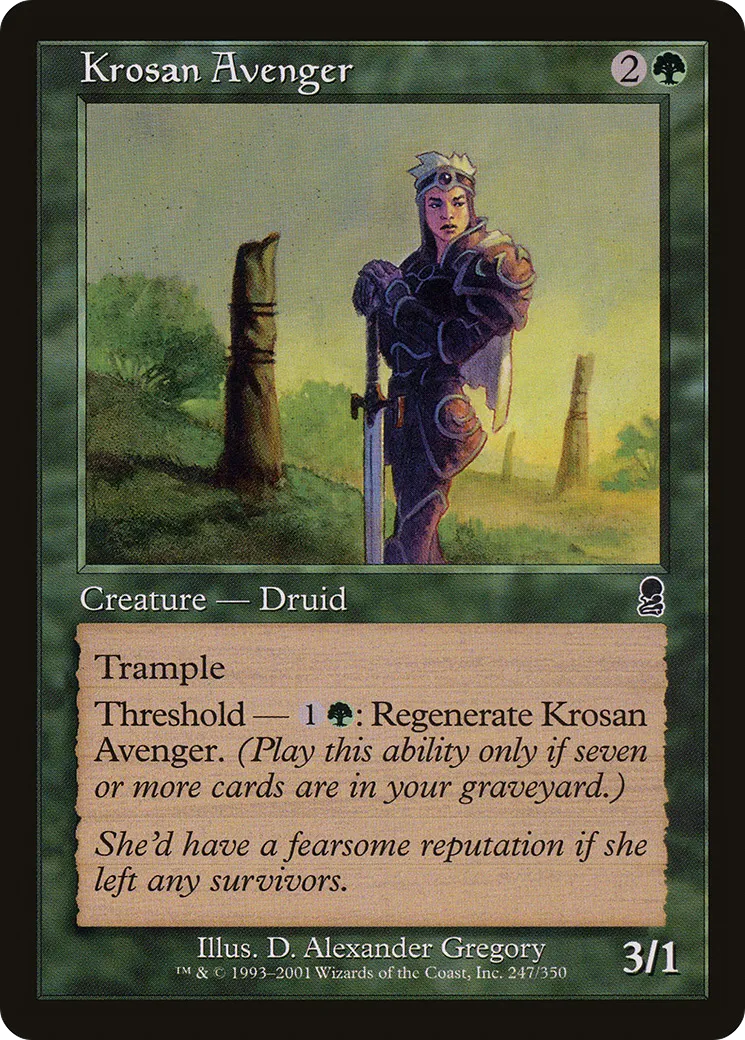 Krosan Avenger — Odyssey — Magic: The Gathering