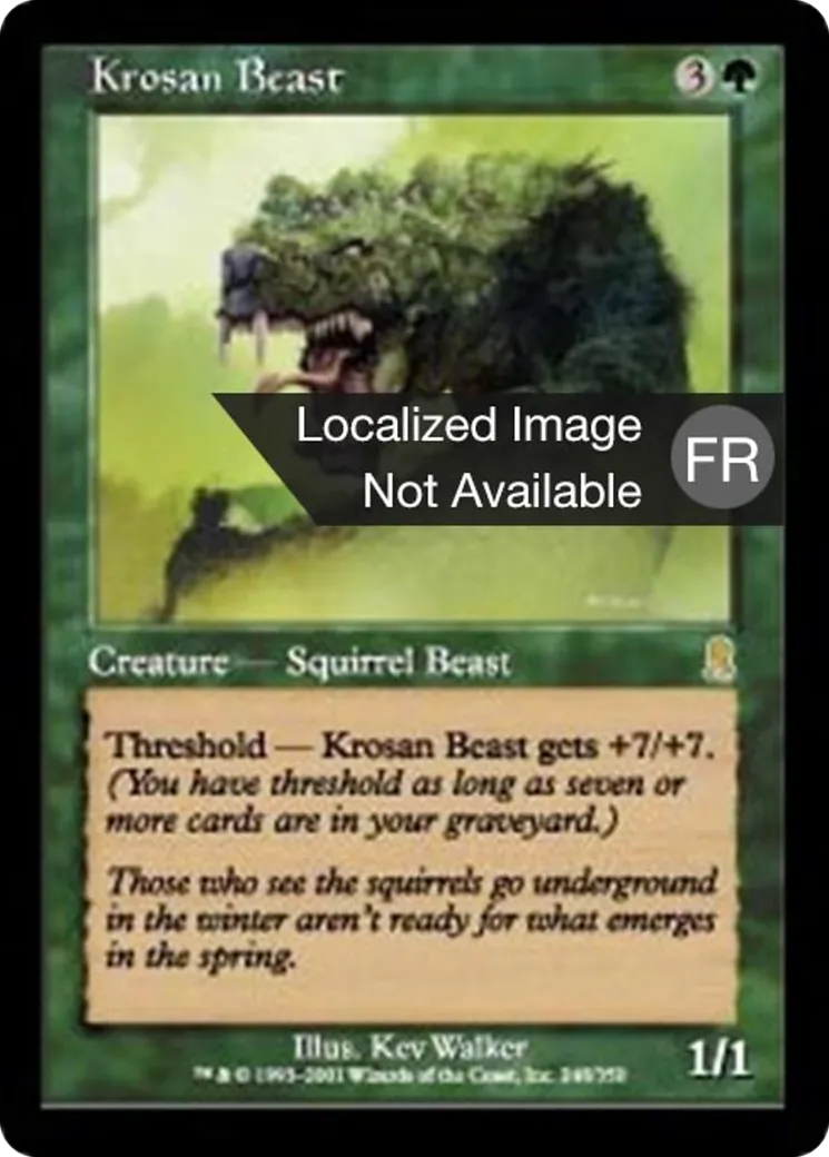 Bête de la Krosia — Odyssey — Magic: The Gathering