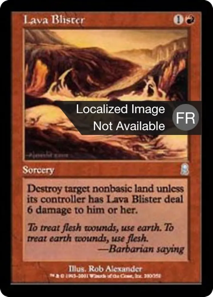 Soulèvement de lave — Odyssey — Magic: The Gathering