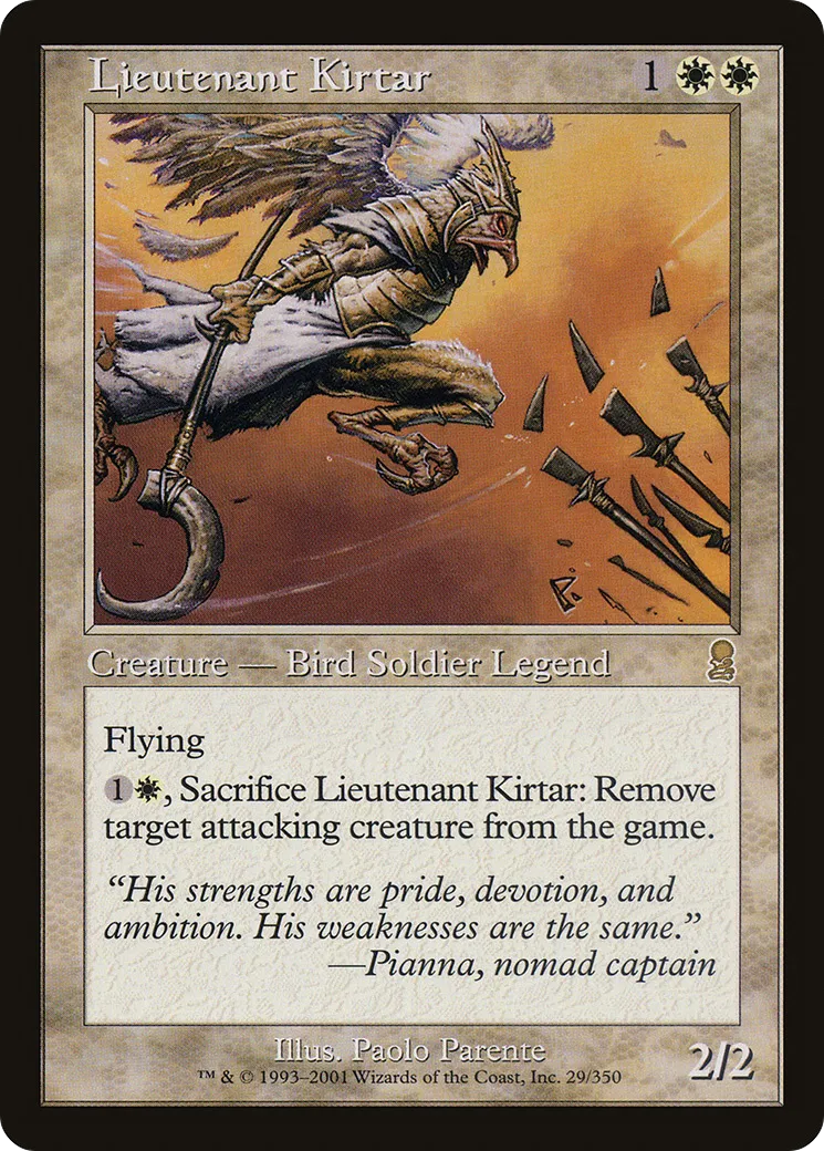 Lieutenant Kirtar — Odyssey — Magic: The Gathering