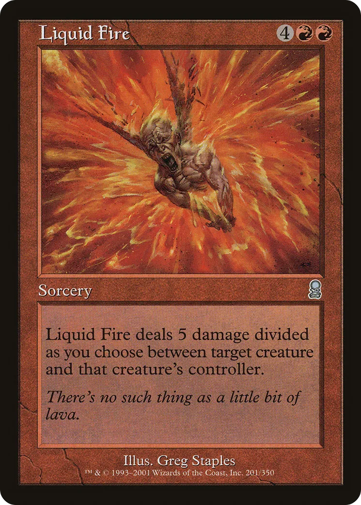 Liquid Fire — Odyssey — Magic: The Gathering