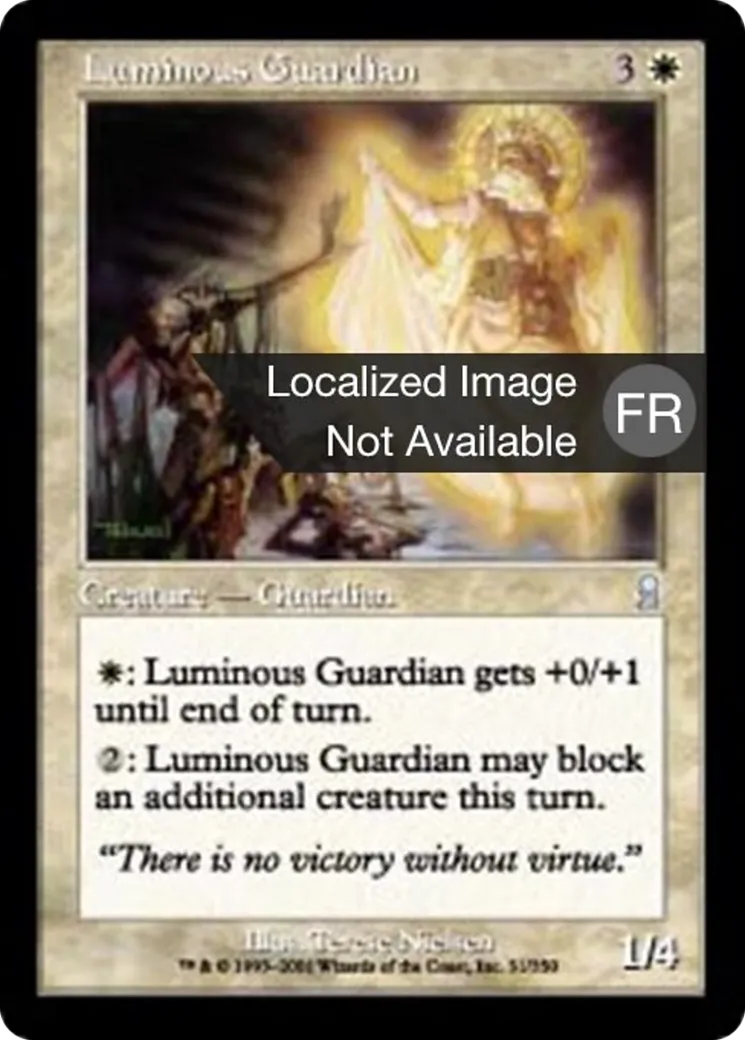 Vigile lumineux — Odyssey — Magic: The Gathering
