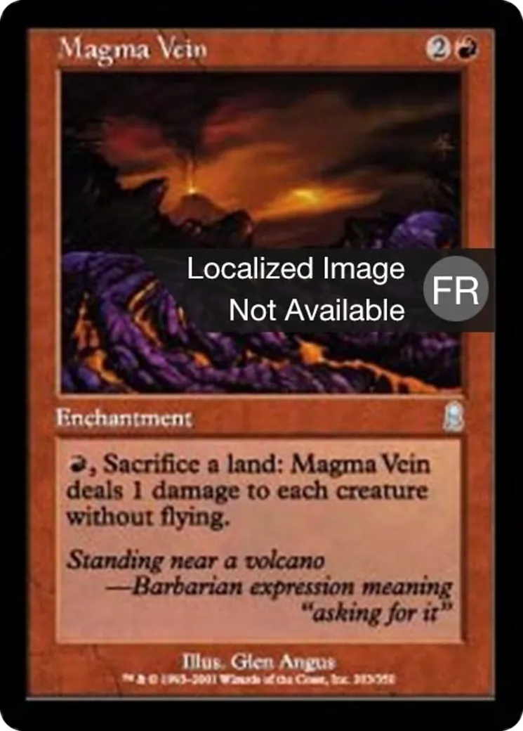 Veine de magma — Odyssey — Magic: The Gathering