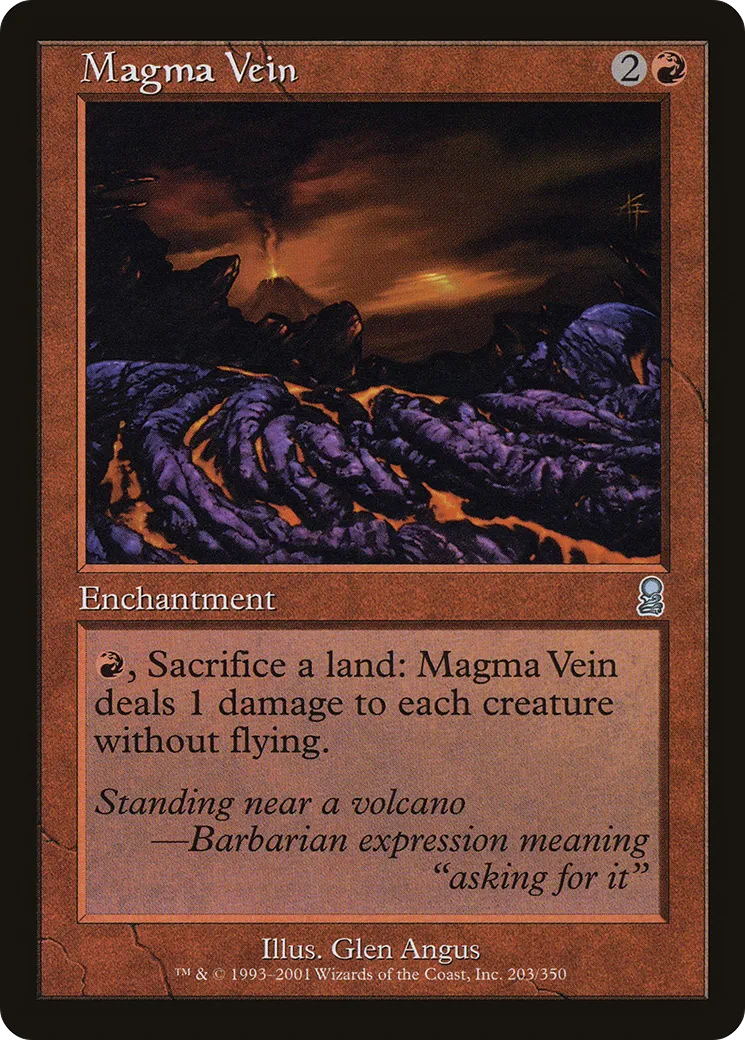 Veine de magma — Odyssey — Magic: The Gathering