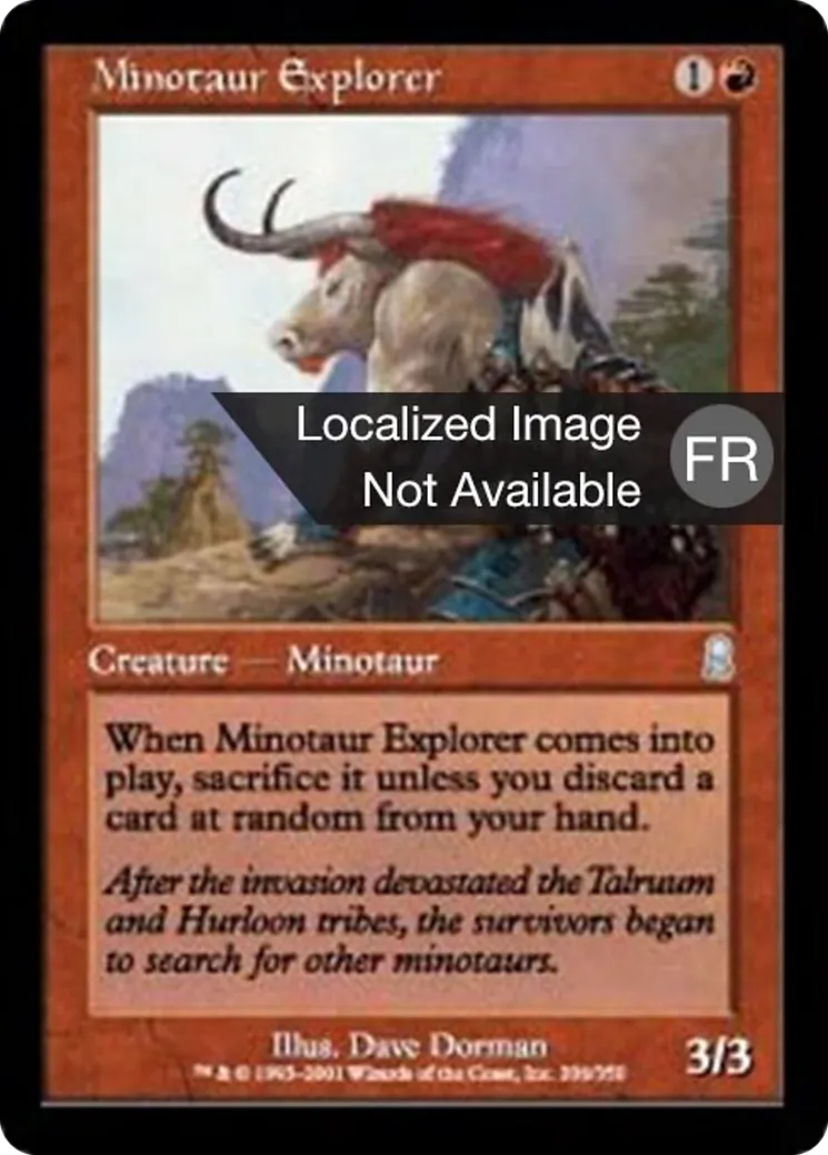 Explorateur minotaure — Odyssey — Magic: The Gathering